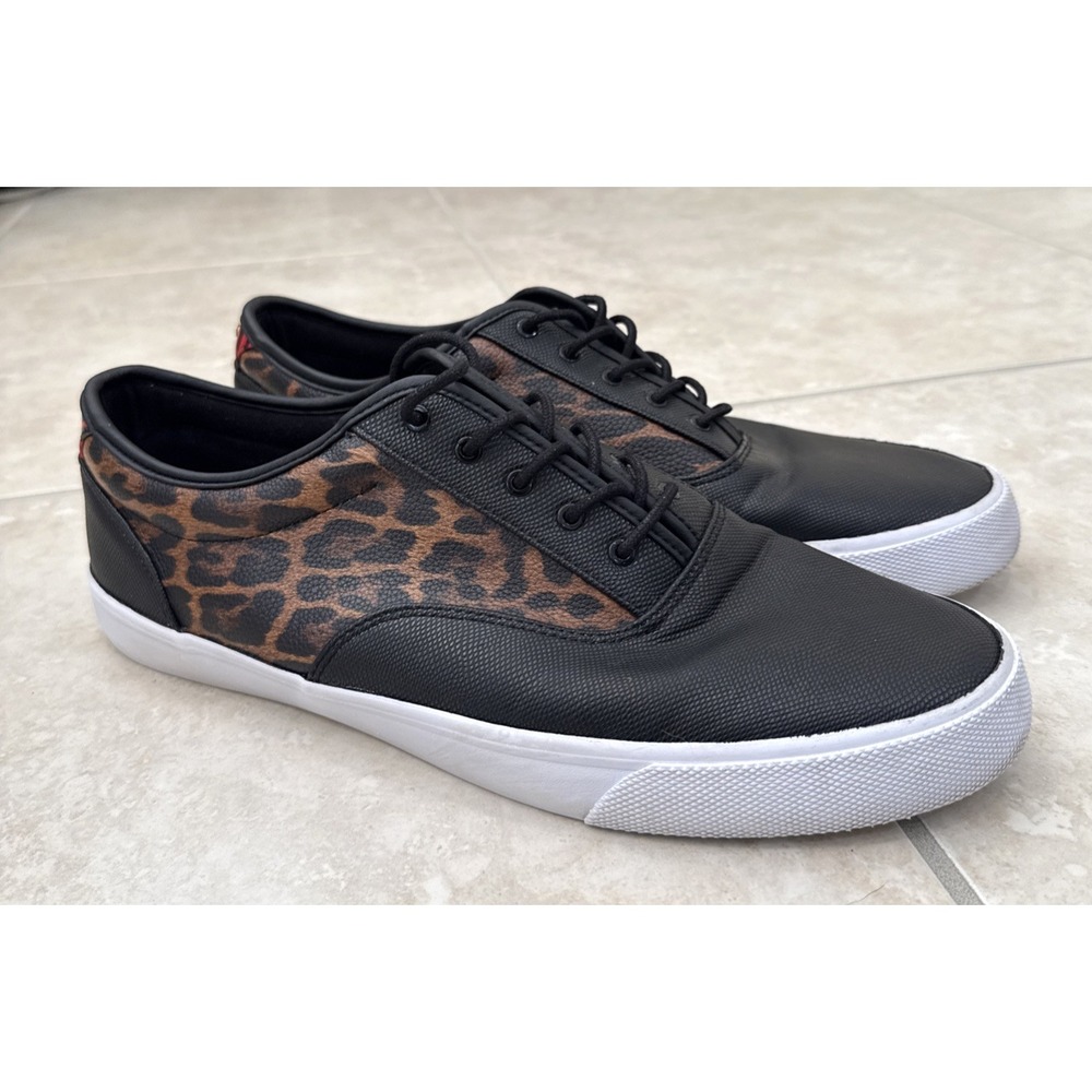 Disney x Call It Spring Lion King Sneakers Men's 12 Vegan Shoes Animal Print